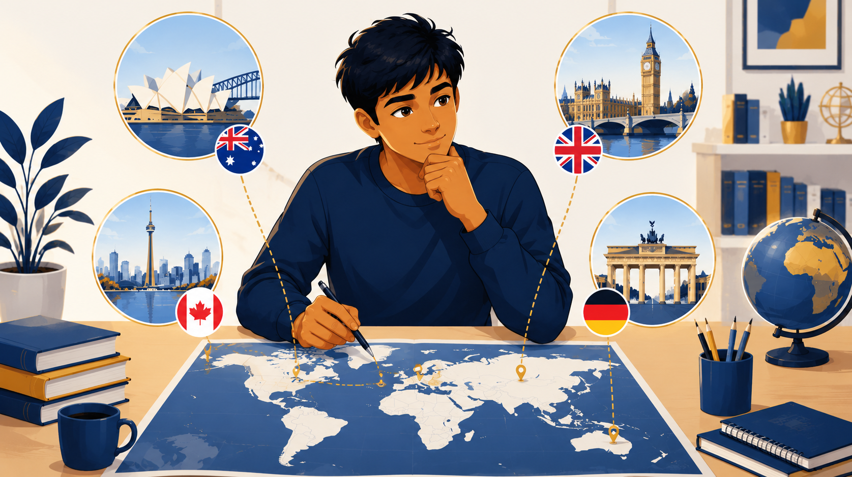 Which Country Should You Choose for Higher Studies? Australia vs UK vs Canada vs Germany for Indian students — 2026/27 Guide